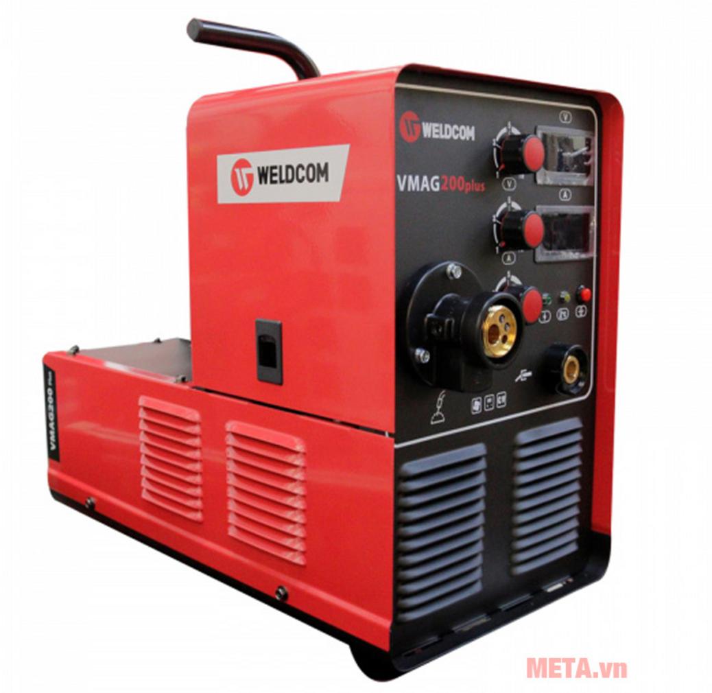 VMAG 200 PLUS cho hồ quang ổn định và mối hàn gọn trên thép mỏng, cửa sắt, lan can.