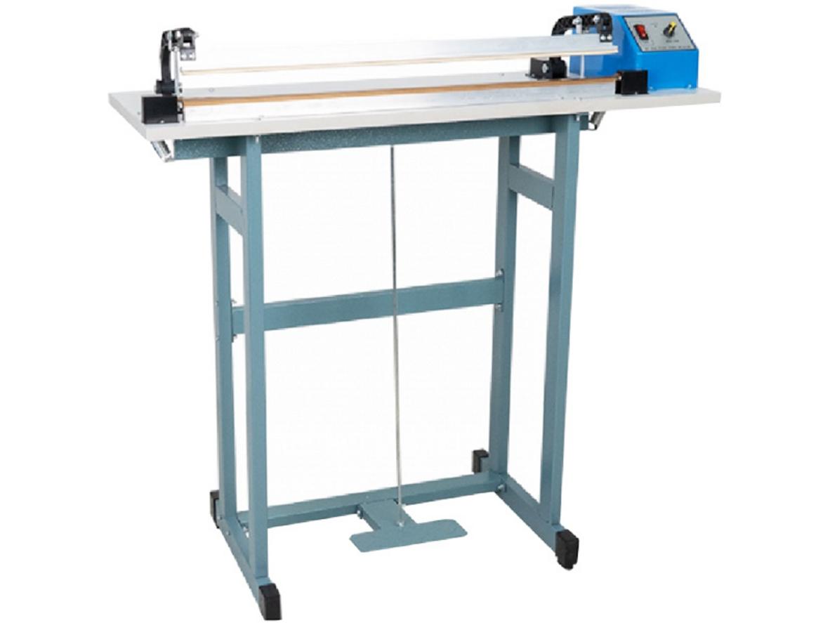 Máy hàn miệng túi dập chân FS01-60 cho xưởng đóng gói cần thao tác nhanh và rảnh tay.