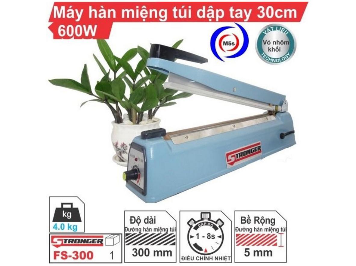 Chi tiết Stronger FS-300 cho thấy thanh hàn dài, thao tác đơn giản và đường hàn ổn định.