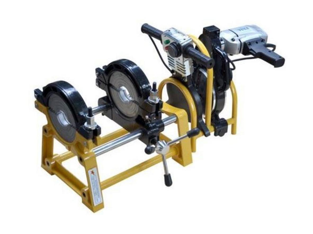 Máy hàn ống nhựa HDPE tay quay TCVN HBF200 gọn nhẹ, phù hợp thi công thực tế.