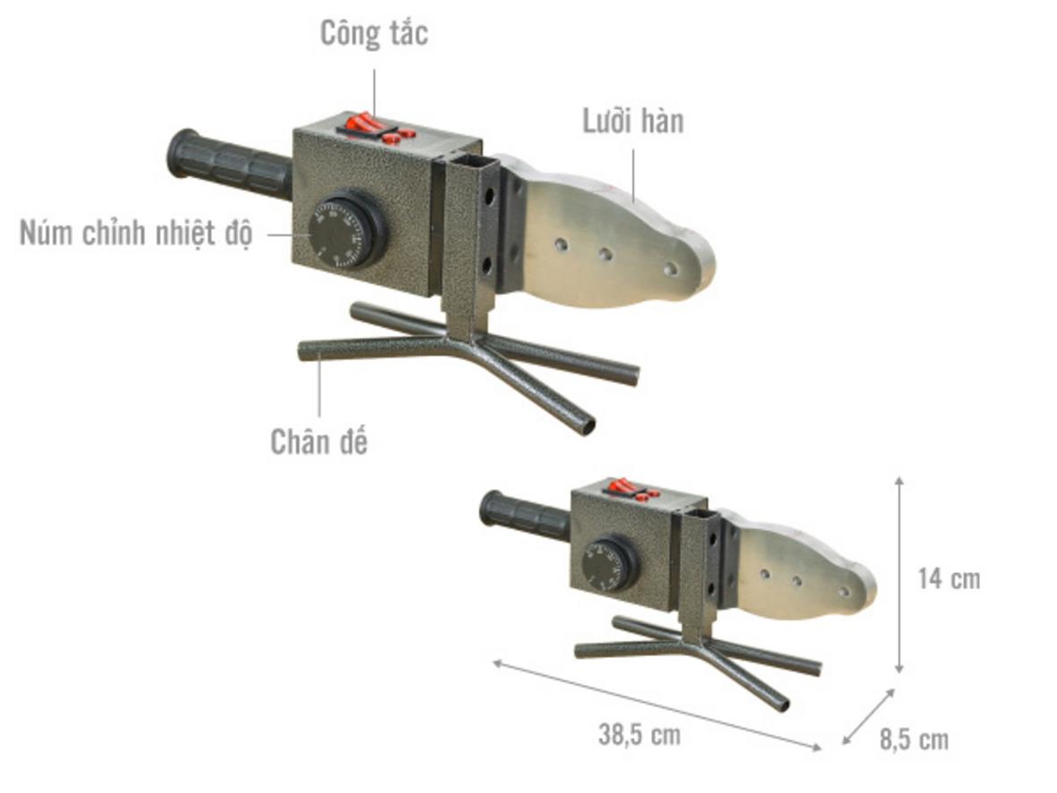 Oshima HON 1500 phù hợp thi công ống nhựa dân dụng và sửa chữa lưu động.