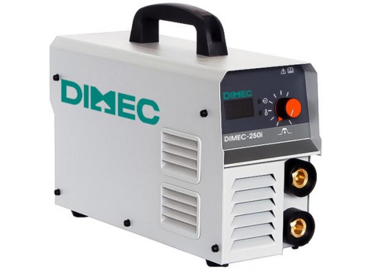Máy hàn que Dimec 250i gọn nhẹ, phù hợp thợ hàn và xưởng cơ khí nhỏ.