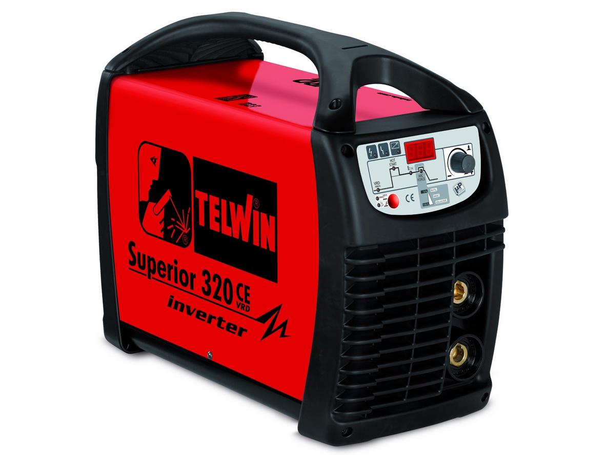 Máy hàn que Telwin SUPERIOR 320 CE VRD 230-400V dành cho xưởng cơ khí và công trình.