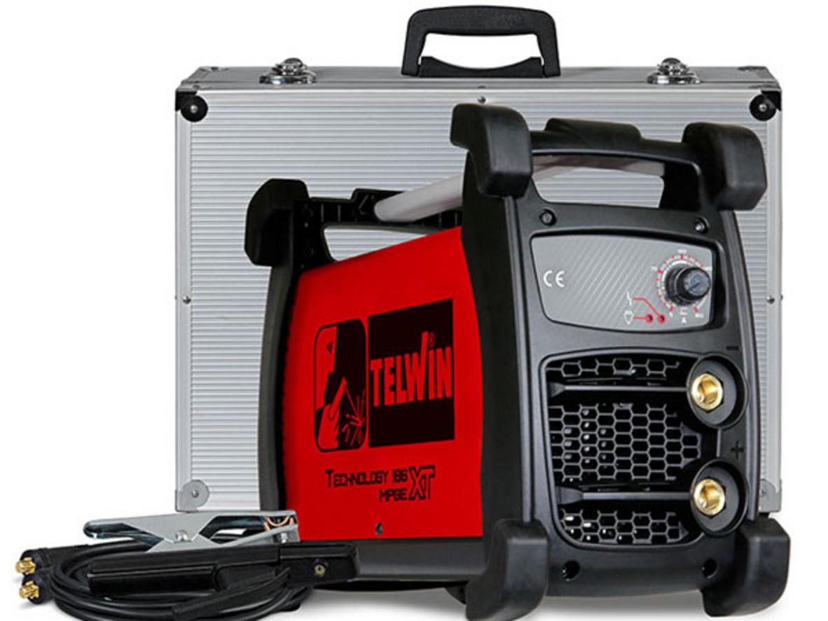 Telwin Technology 186 XT MPGE nhỏ gọn, bền chuẩn Italy và dễ kiểm soát mối hàn.