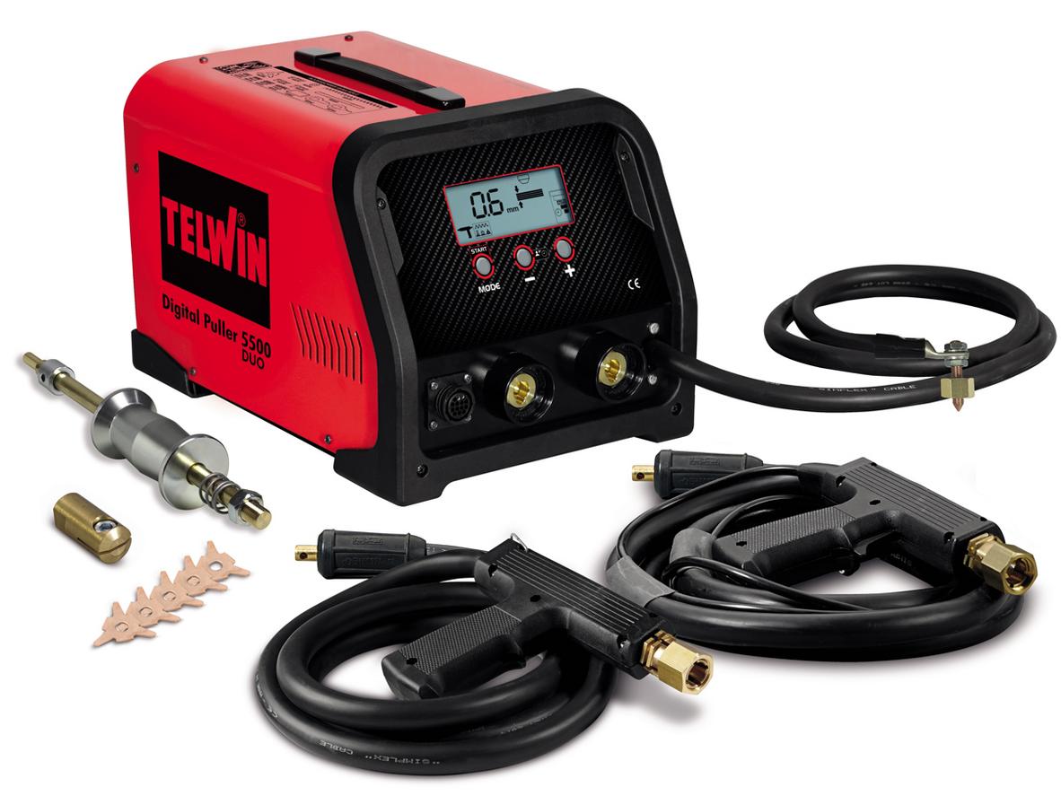 Máy hàn rút tôn 2 súng Telwin Digital Puller 5500 DUO