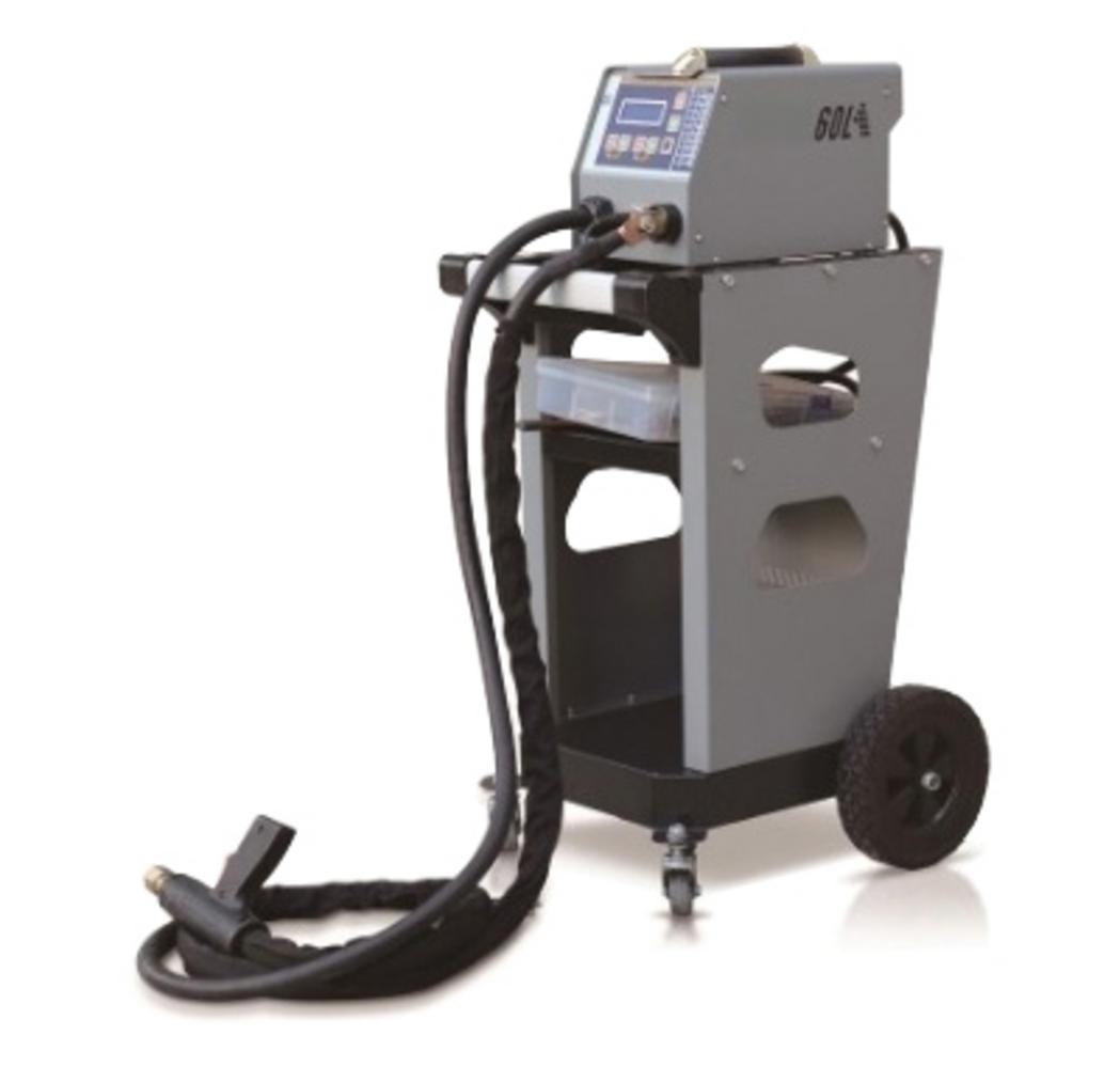 Máy hàn rút tôn Shuguang SGY-60L dùng cho garage và xưởng đồng sơn.