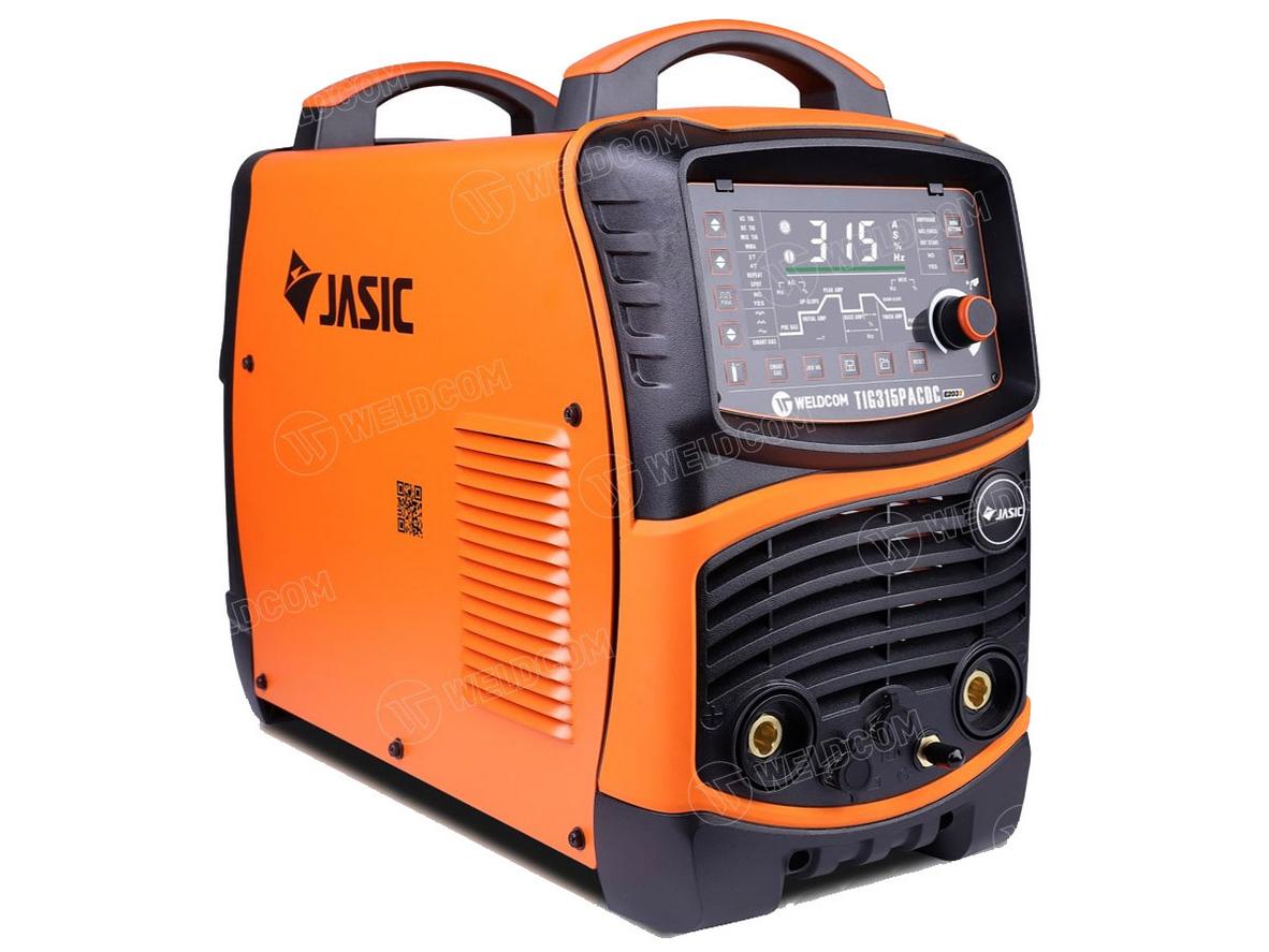 Máy hàn Tig Jasic TIG315PACDC E203 II JET 20 cho xưởng cơ khí đa vật liệu.