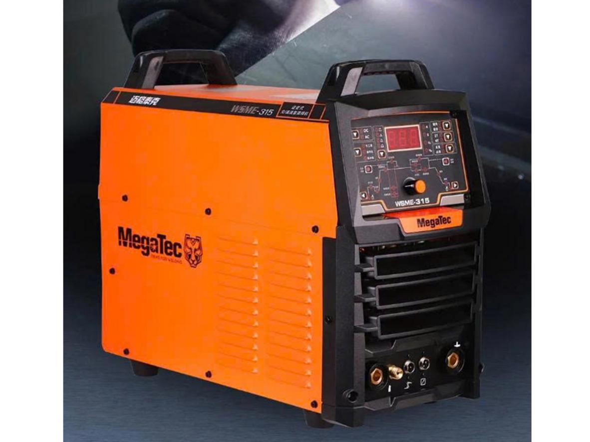 Máy hàn tig nhôm 300A Megatec WSME-315 AC/DC cho xưởng cơ khí đa dụng.