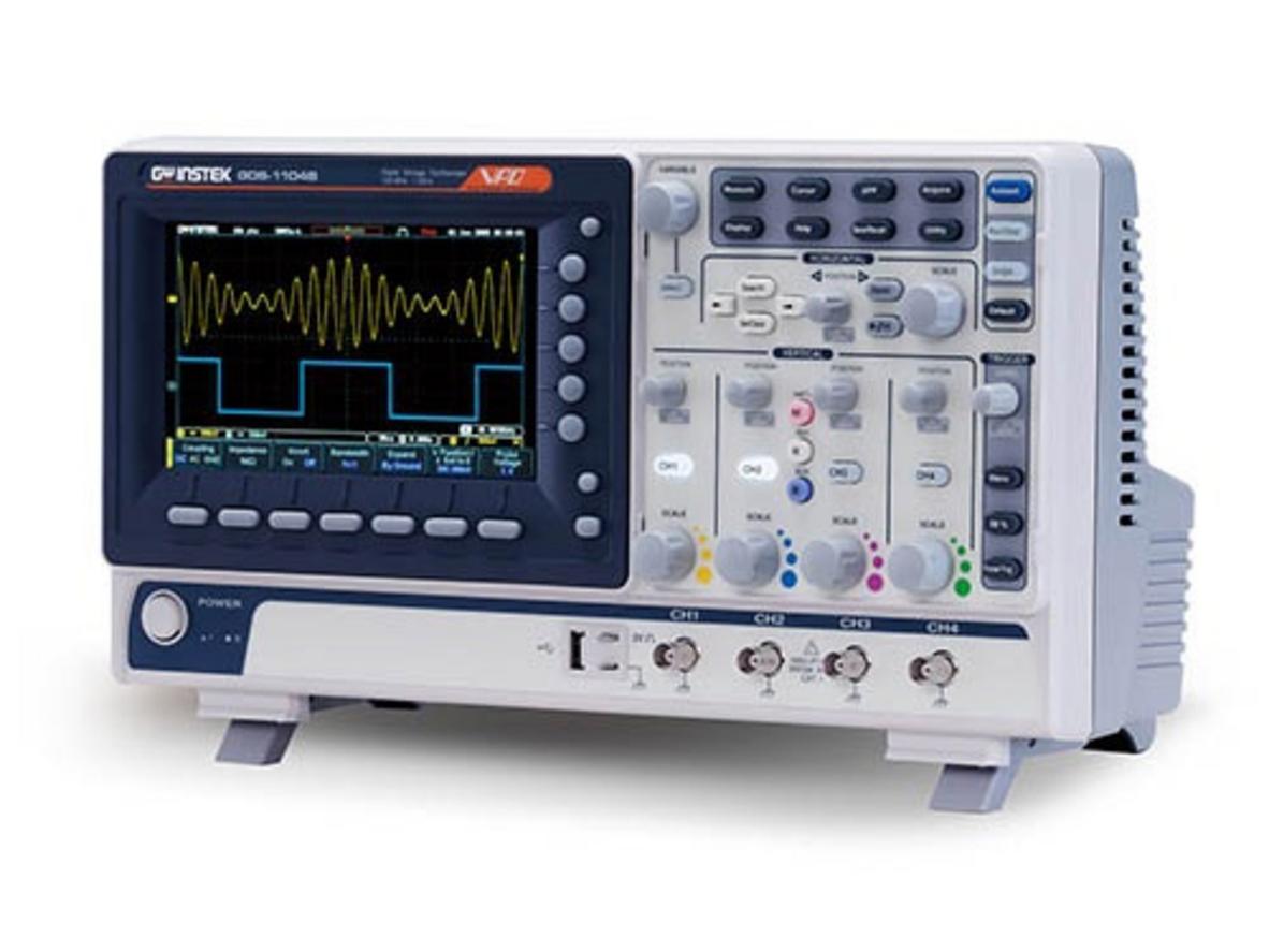 GW Instek GDS-1102B phù hợp cho phòng lab, sửa chữa điện tử và R&D.