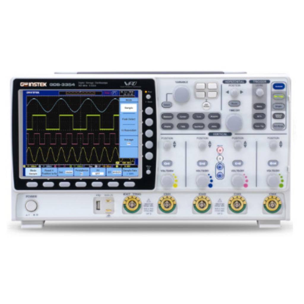 Máy hiện sóng số GW Instek GDS-3152 với màn hình 8 inch, phù hợp cho đo kiểm chuyên nghiệp.