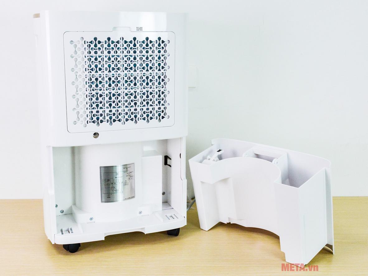 Airko ER-630E nổi bật với công suất hút ẩm 30 lít/ngày và lưu lượng gió 190 m³/h