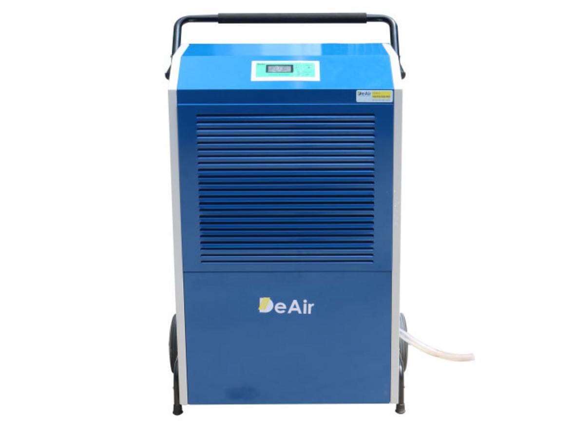 Máy hút ẩm công nghiệp DeAir.RE-100 công suất 100 lít/ngày cho kho xưởng và khu lưu trữ.