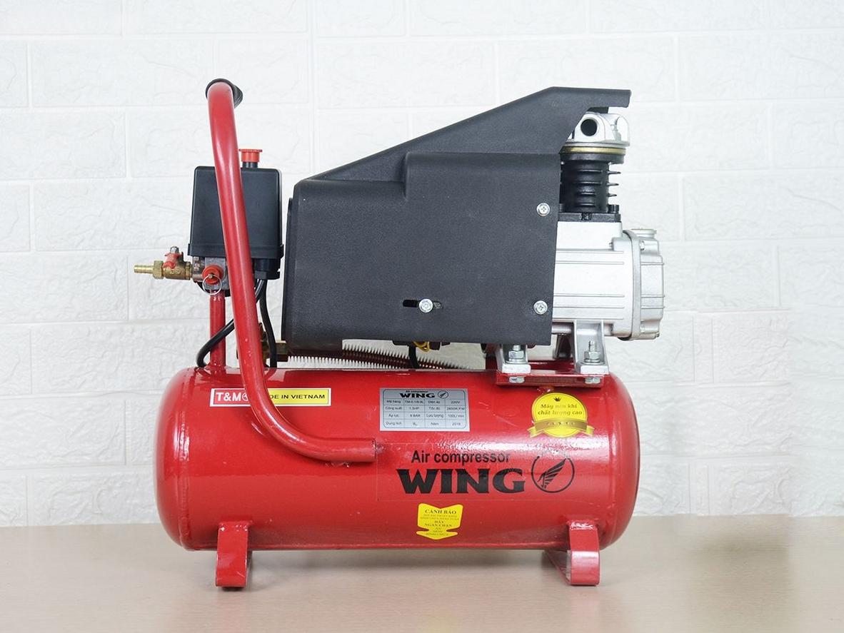 Tổng quan Máy nén khí đầu liền Wing TM 0.1/8