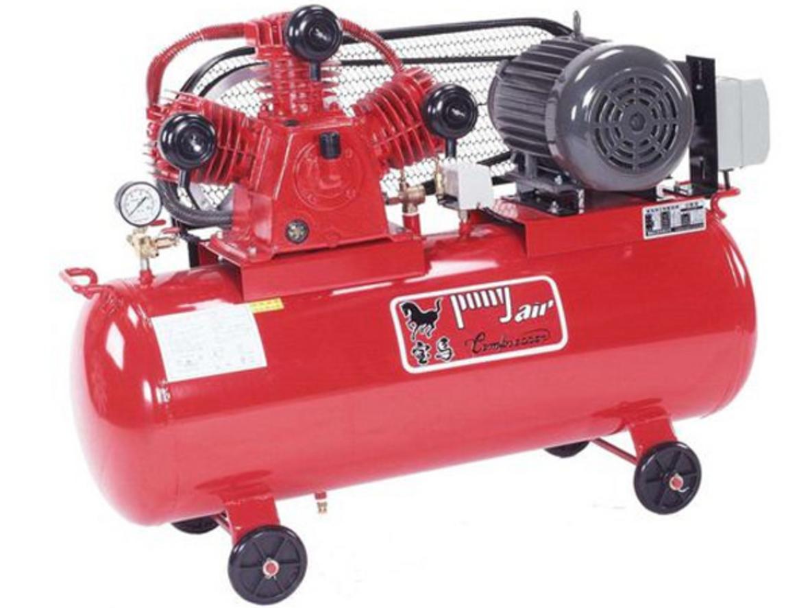 Tổng quan Máy nén khí dây đai Pony DK-V62NK (1/2HP - 62 lít)