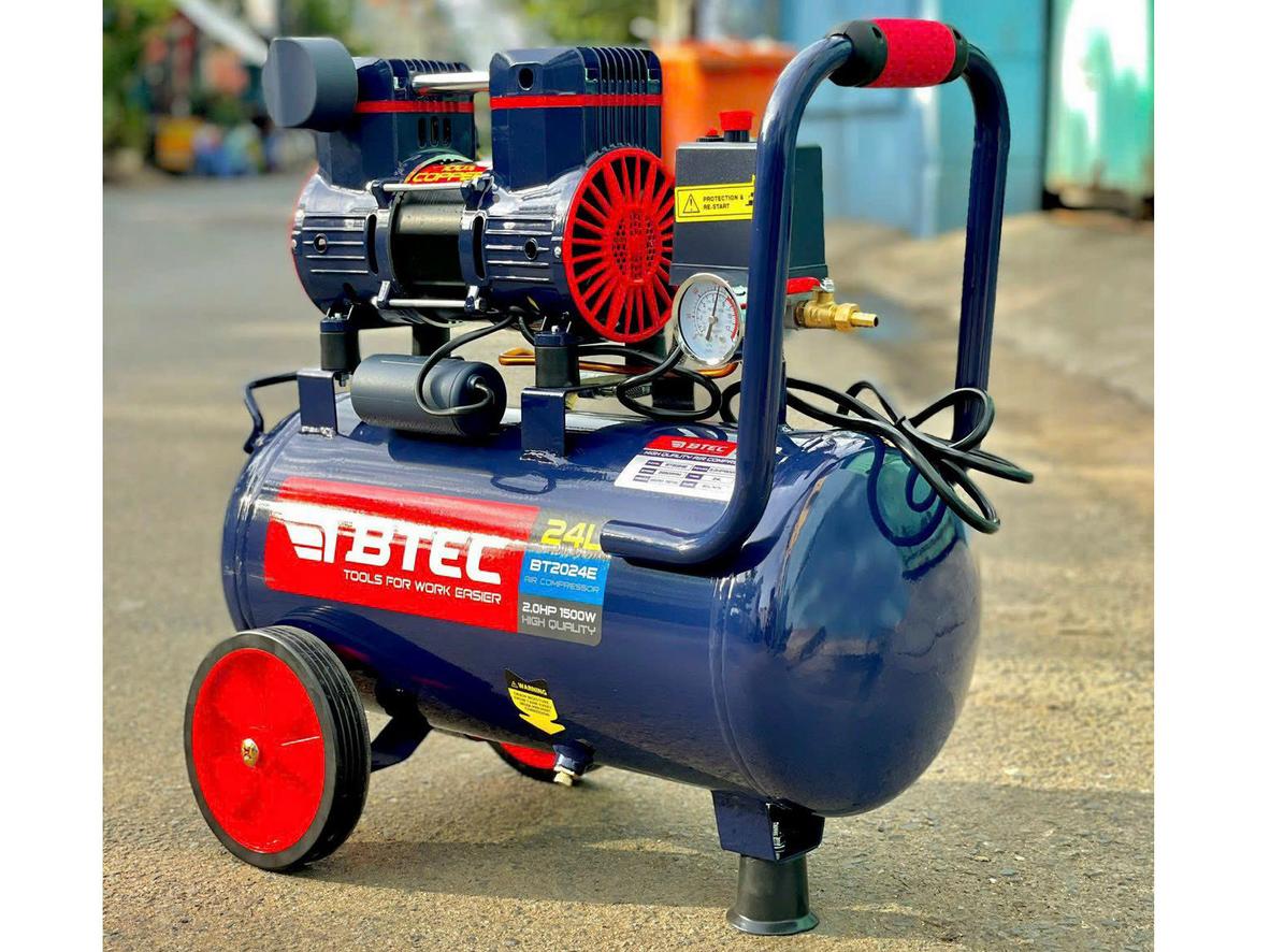 Tổng quan Máy nén khí không dầu BTEC BT-2024E (24 lít)