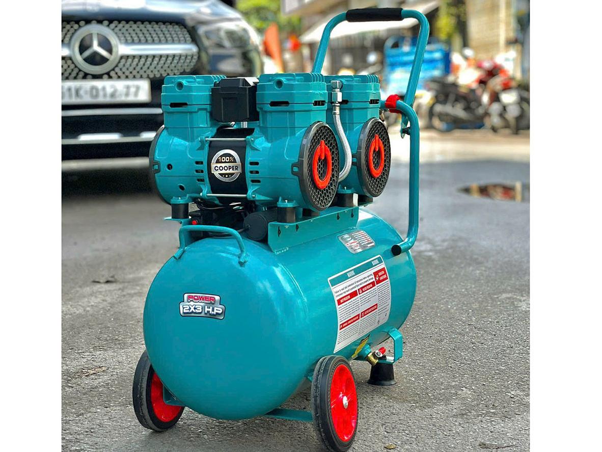 Tổng quan Máy nén khí không dầu Classic CLA3050F2 (50 lít, 3HP x 2)