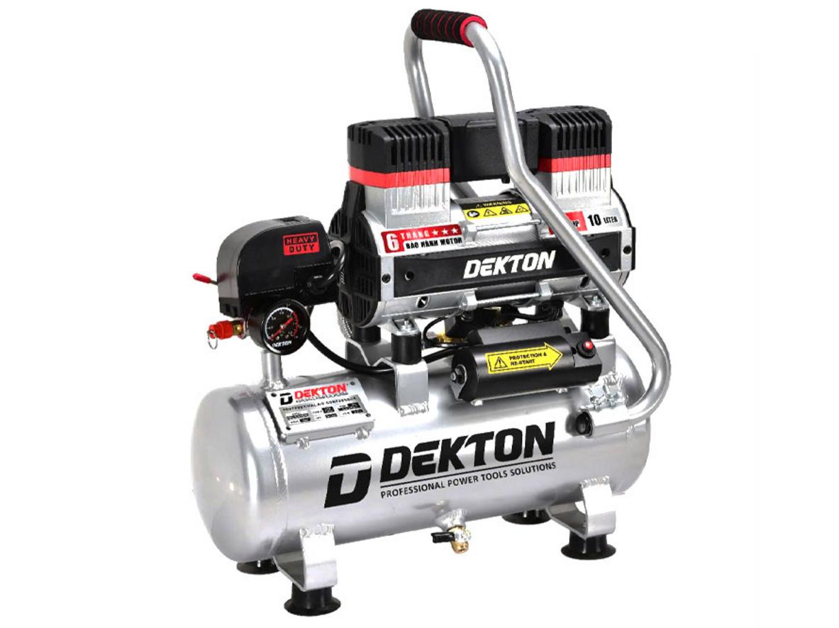 Tổng quan Máy nén khí không dầu Dekton DK-AC2910PROMAX (1.5HP, 10 lít, bình hợp kim nhôm)