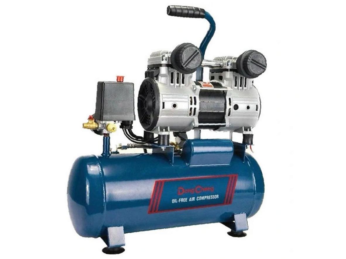 Tổng quan Máy nén khí không dầu Dongcheng DQE1500/12 (1.500W, 12 lít)