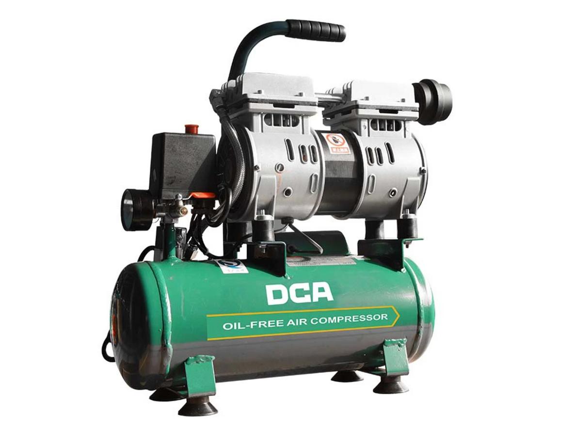Tổng quan Máy nén khí không dầu mini DCA AQE1608 (550W - 8 lít)