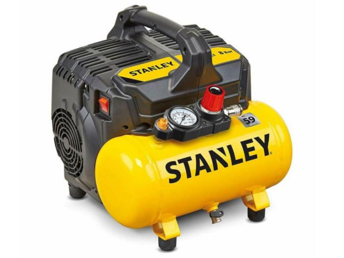 Máy nén khí Stanley DST100/8/6 (1HP - 6 lít, không dầu)