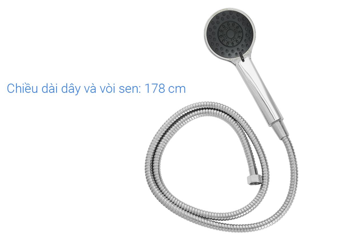 Màn hình LCD giúp theo dõi nhiệt độ nước dễ dàng hơn khi tắm.
