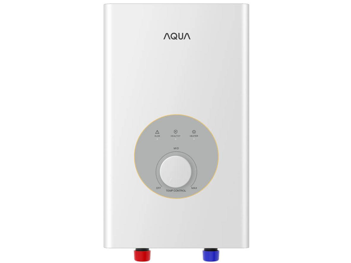 Máy nước nóng trực tiếp AEI35M-F1W(VN) gọn, làm nóng nhanh, phù hợp phòng tắm gia đình.