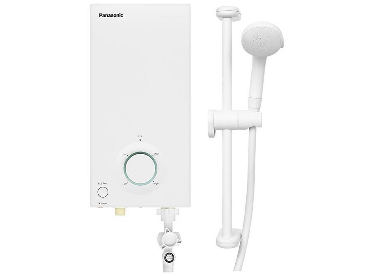 Panasonic DH-4VS1VW nhỏ gọn, làm nóng nhanh và phù hợp phòng tắm gia đình.