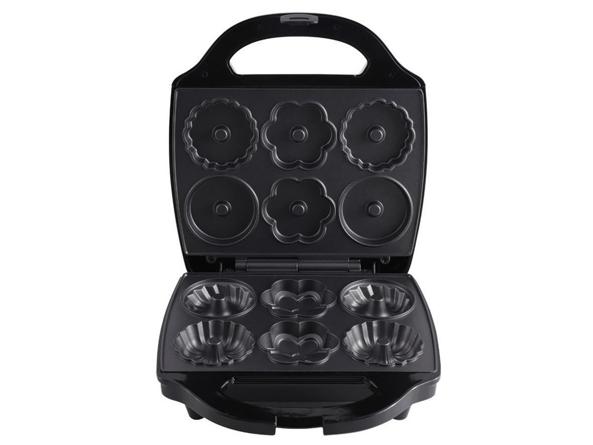 Khuôn 6 hình giúp bánh snack Tiross TS9673 có thành phẩm đẹp mắt, đồng đều.