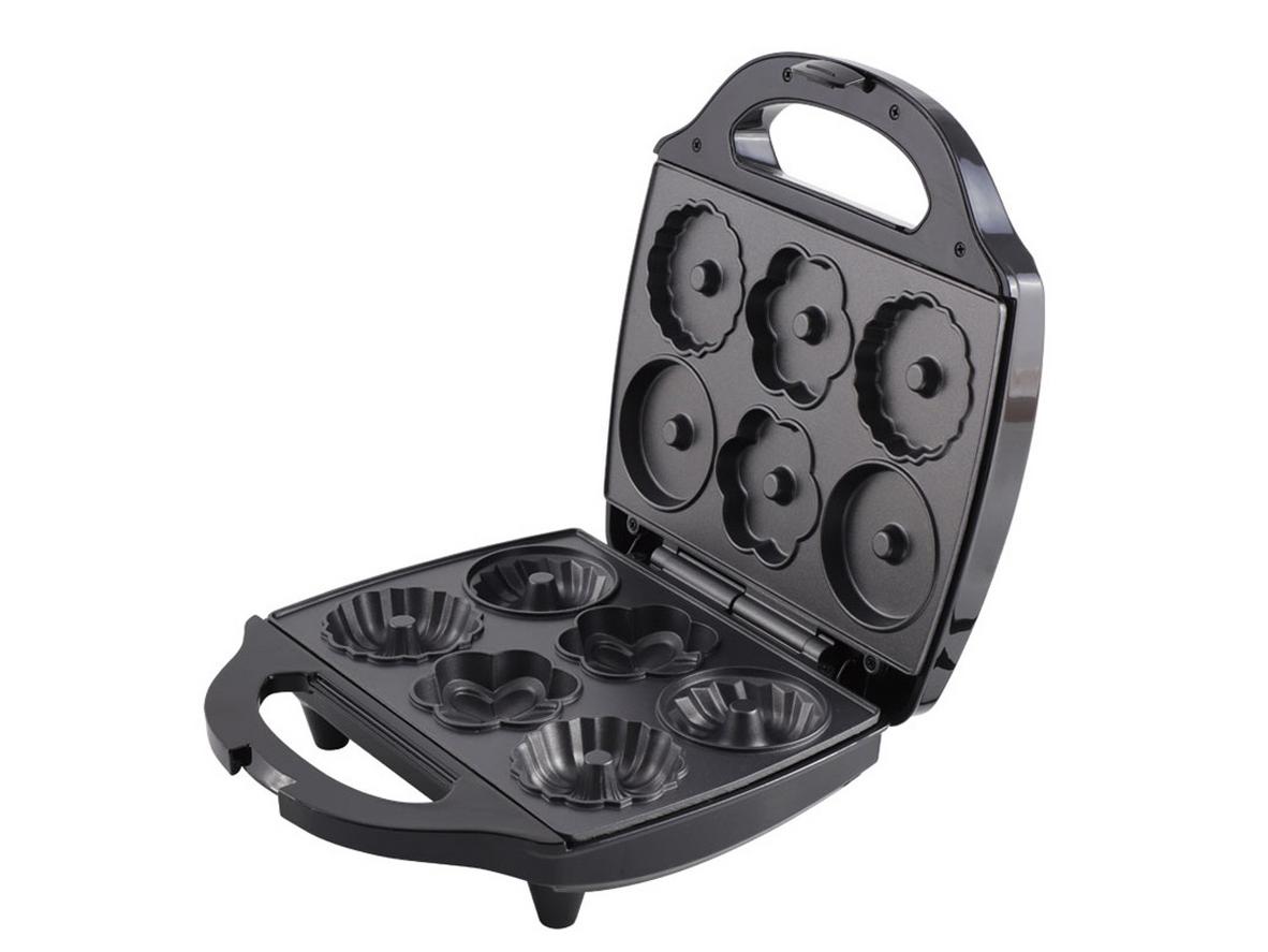 Khuôn 6 hình giúp bánh snack Tiross TS9673 có thành phẩm đẹp mắt, đồng đều.