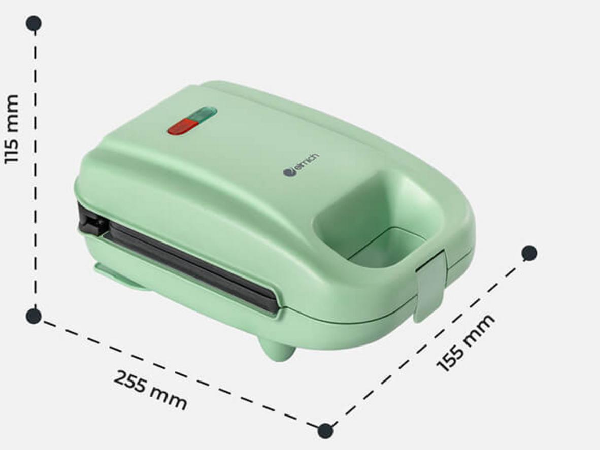 3 khay nướng tháo rời giúp máy đa năng và dễ vệ sinh.
