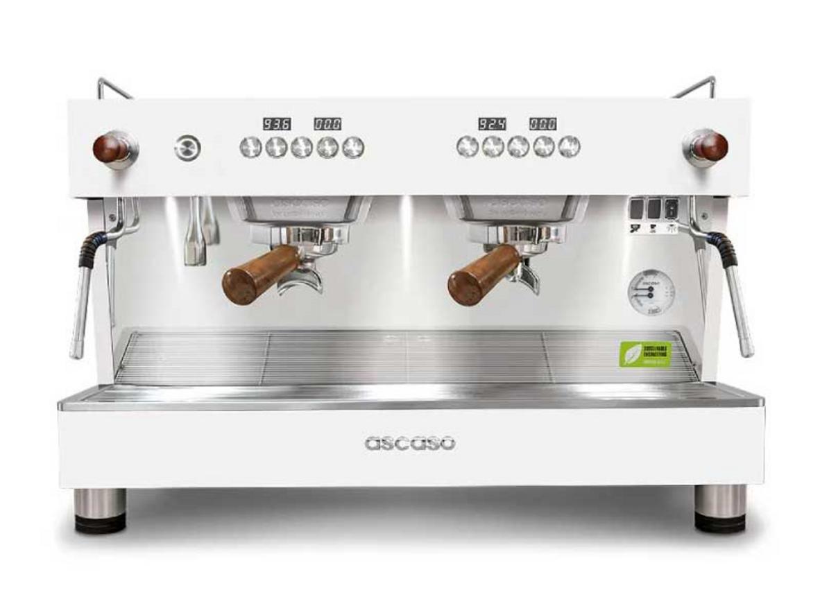Máy pha cà phê Ascaso Barista T One 2 Group mang lại tốc độ phục vụ cao và chiết xuất ổn định cho quán chuyên nghiệp.