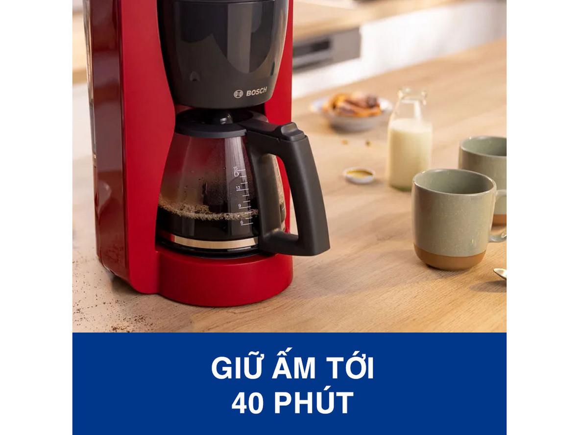 Bosch TKA2M114 nhỏ gọn, dễ bố trí cho bếp gia đình hoặc văn phòng nhỏ.