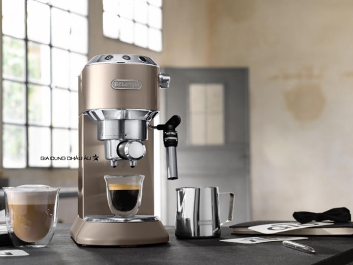Pha espresso và cappuccino ổn định, phù hợp nhu cầu tại nhà.