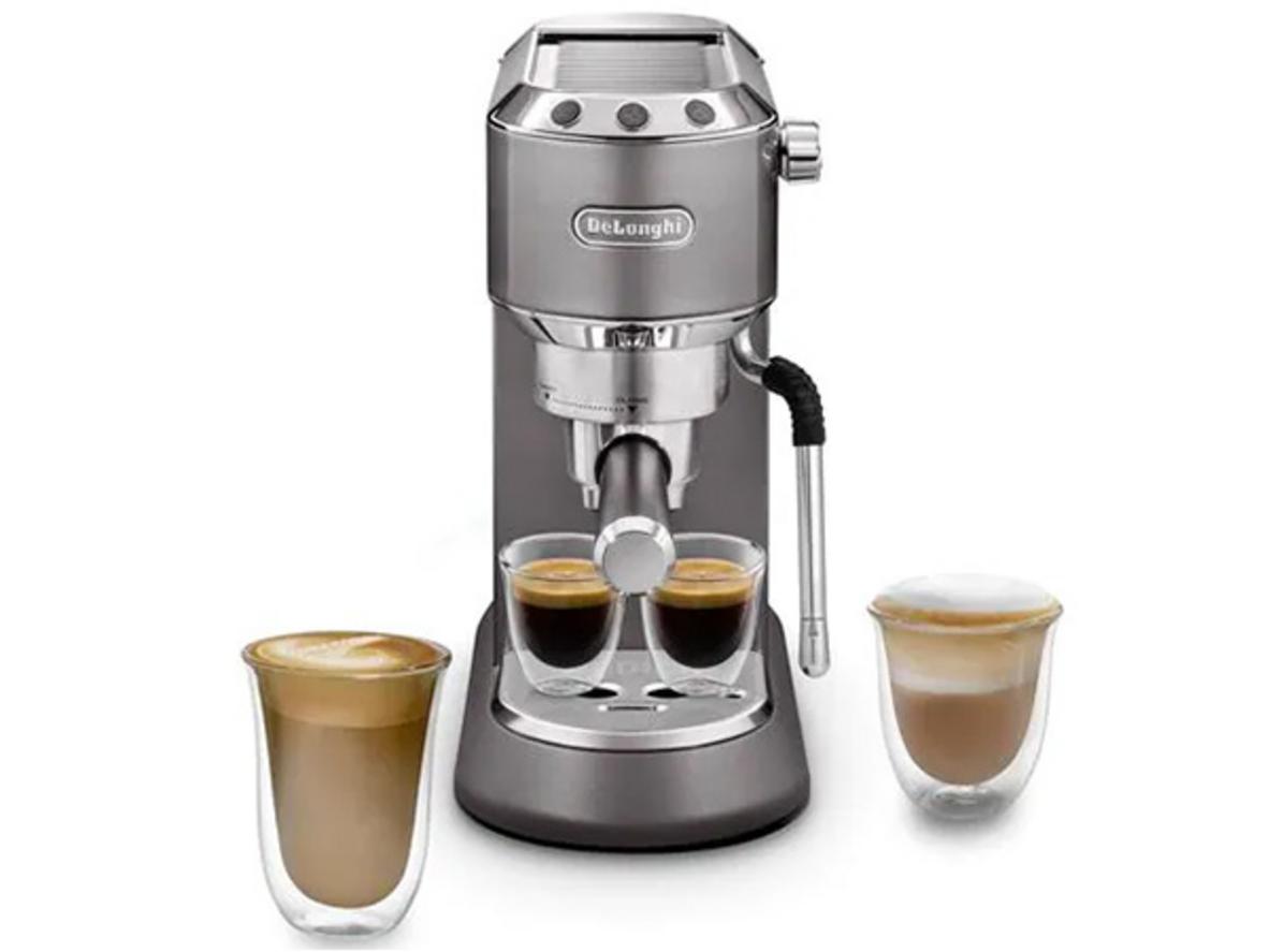 Delonghi EC885.GY nhỏ gọn, cao cấp, phù hợp không gian bếp hoặc văn phòng.