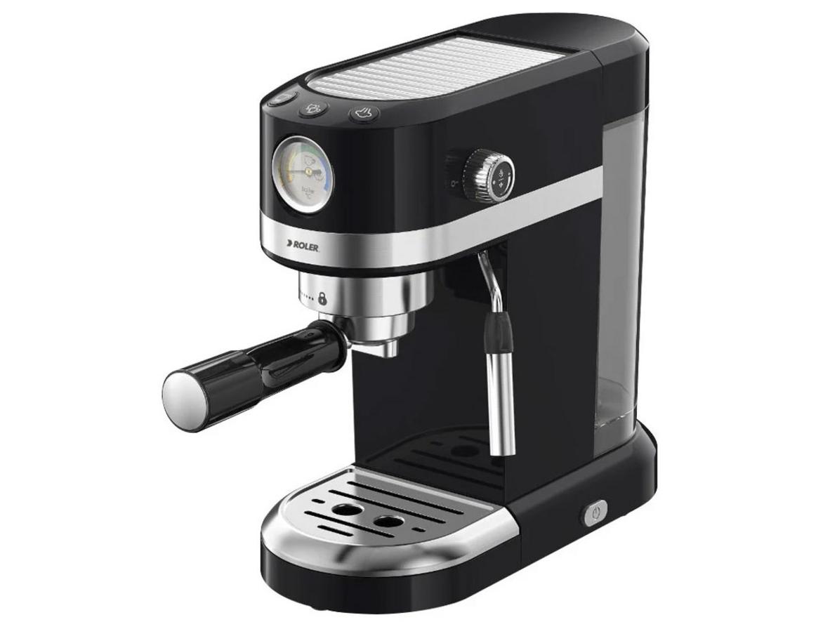 Máy pha cà phê Espresso Roler RC-3212E phù hợp cho pha espresso và cappuccino tại nhà hoặc văn phòng nhỏ.