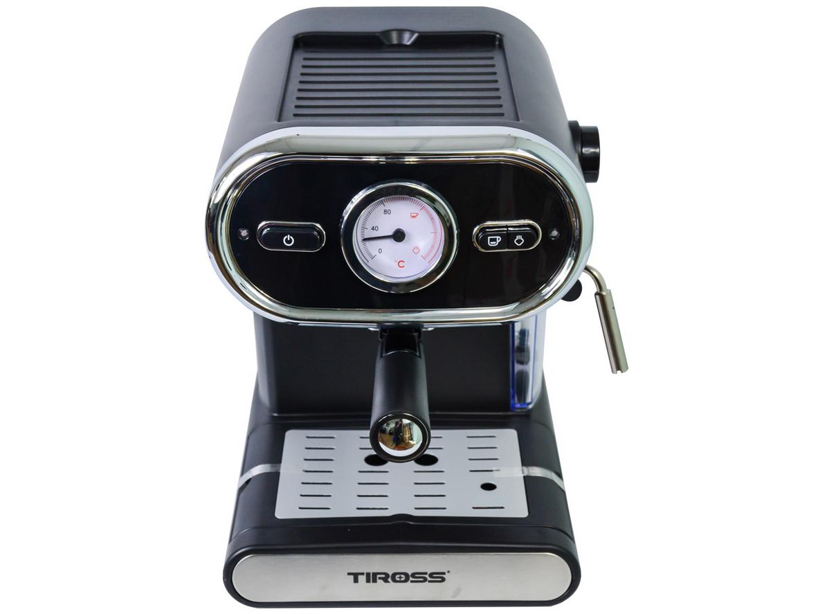 Tiross TS6211 nổi bật với áp suất 15 bar, công suất 1100W và thiết kế bán tự động dễ dùng.