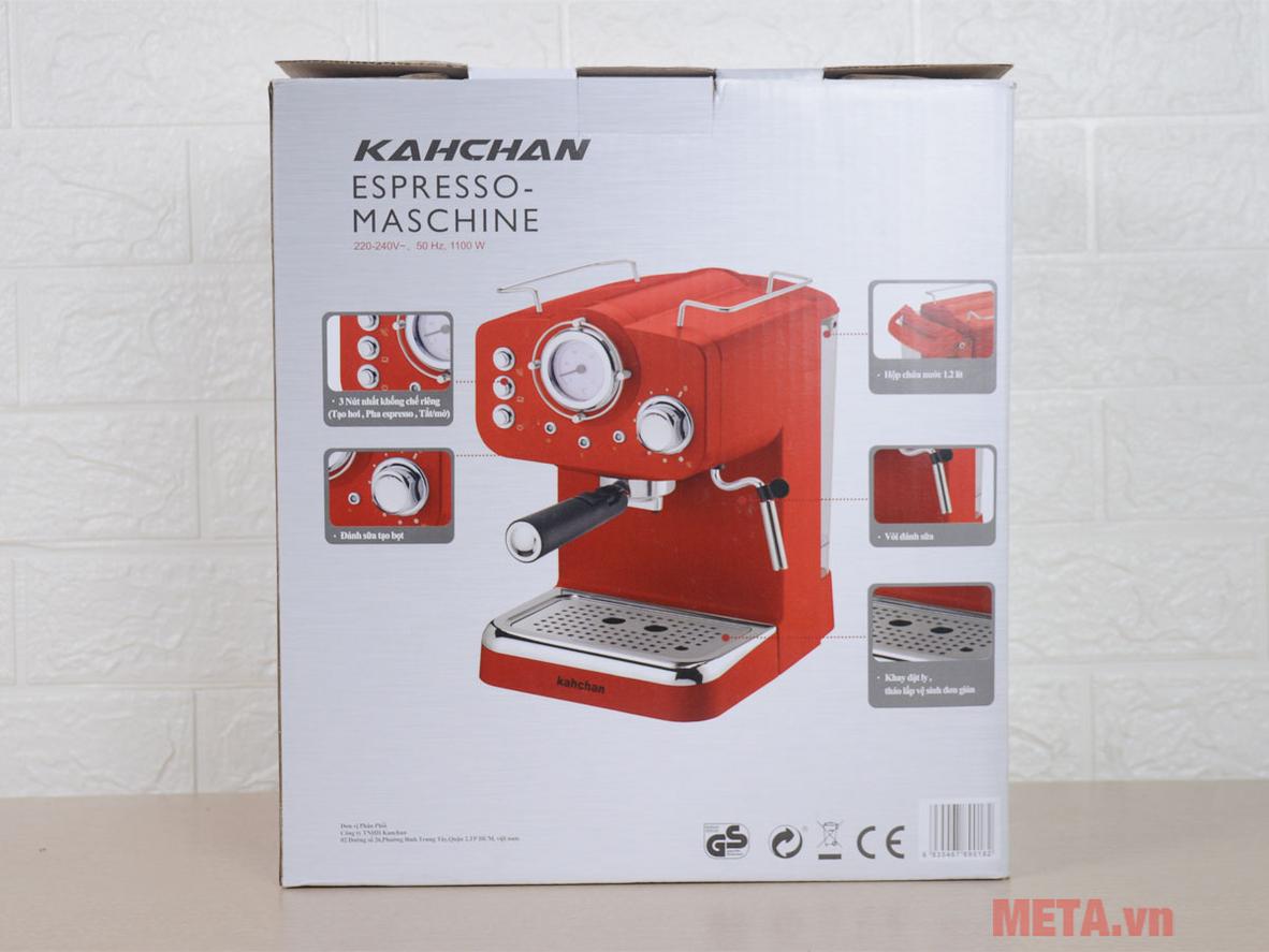 Vòi đánh sữa hỗ trợ pha cappuccino và latte cơ bản.