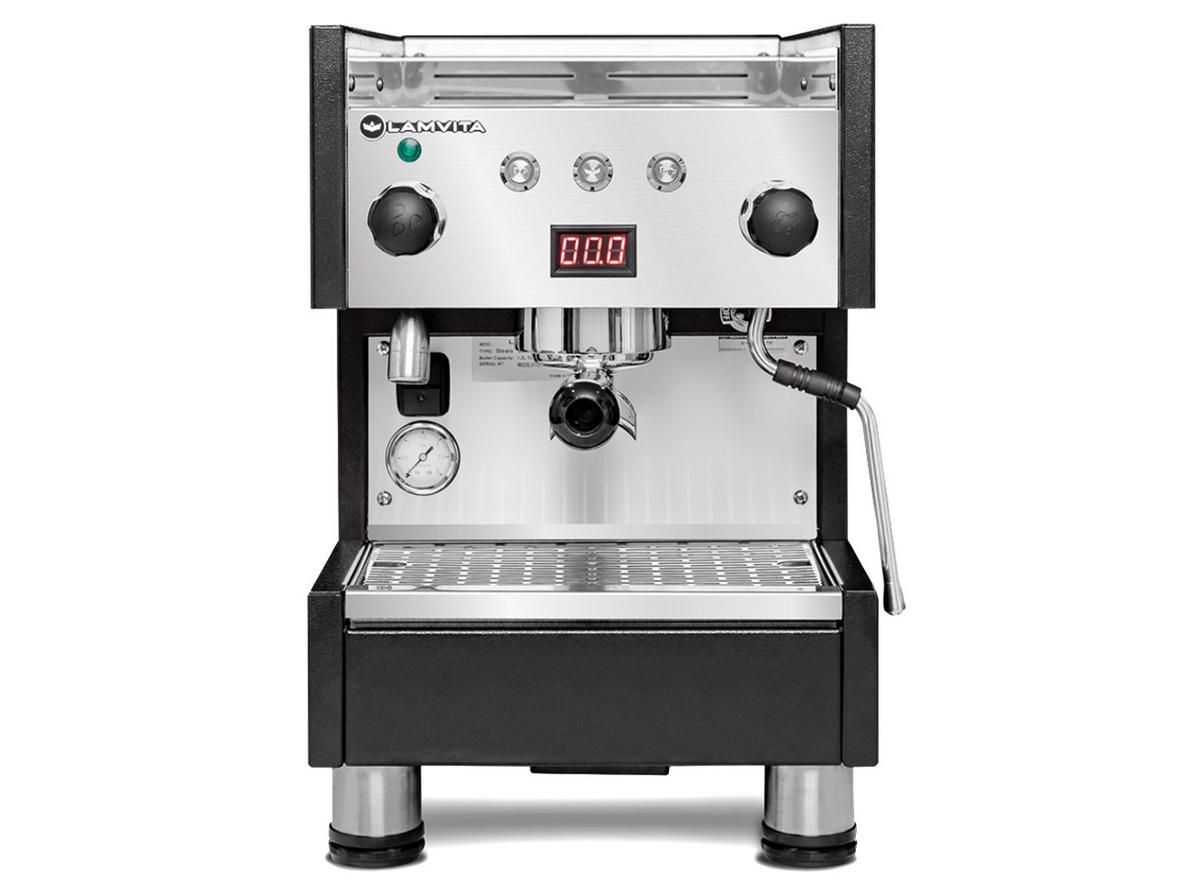 Máy pha cà phê Lamvita SteamX gọn quầy, phù hợp quán nhỏ-vừa và mô hình takeaway.