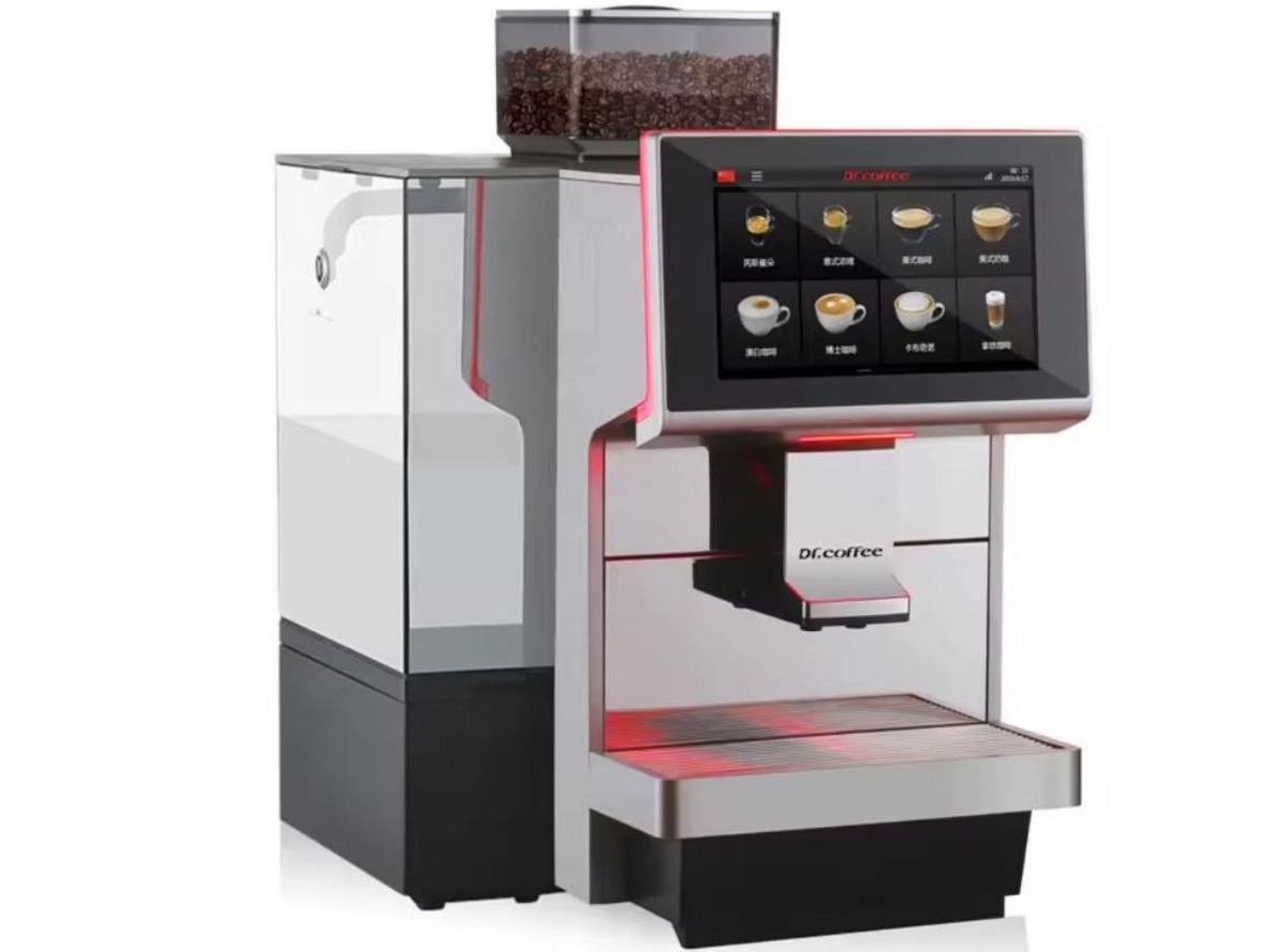 Cấu hình thương mại của Dr.Coffee M12 Big Plus giúp phục vụ nhanh và đồng đều.