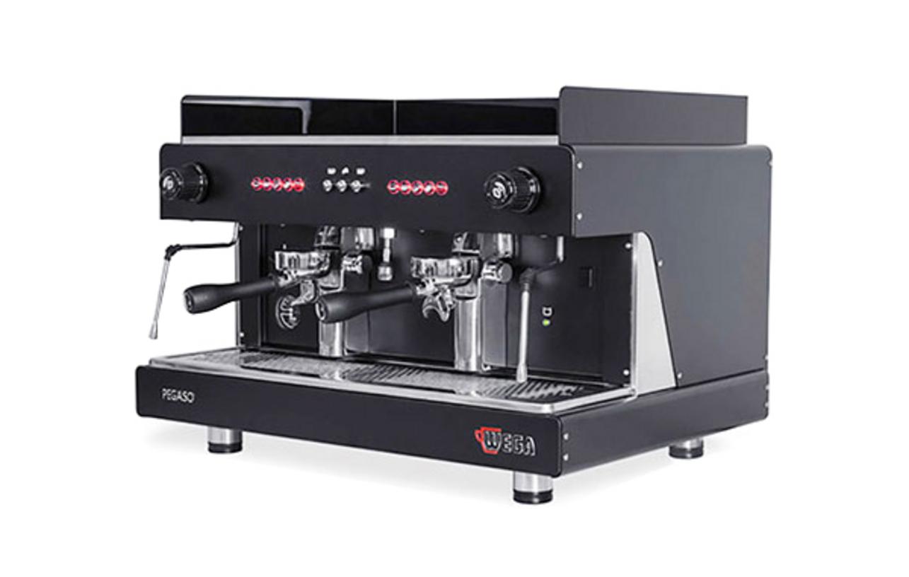 Wega Pegaso 2 Group nổi bật với cấu hình 2 group và thiết kế bền bỉ cho quán đông khách.