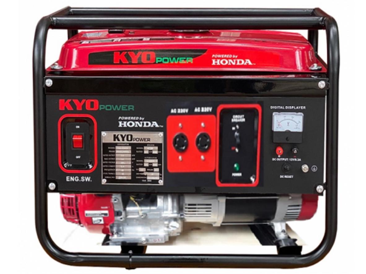 Máy phát điện 5KW Honda Kyo THG-6500EX phù hợp cho gia đình, cửa hàng nhỏ và văn phòng cần nguồn điện dự phòng ổn định.