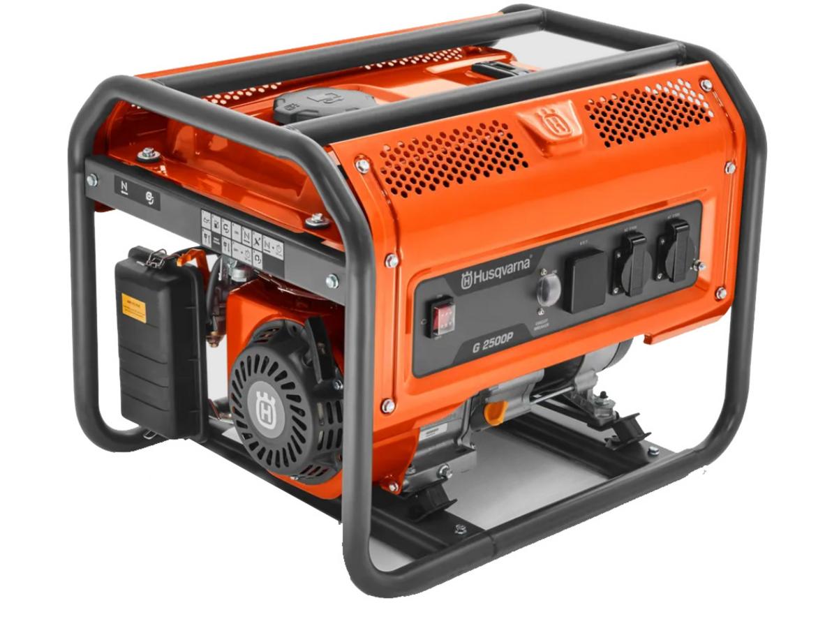 Máy phát điện 2kW Husqvarna G2500P cho nhu cầu điện dự phòng gia đình và cửa hàng nhỏ.