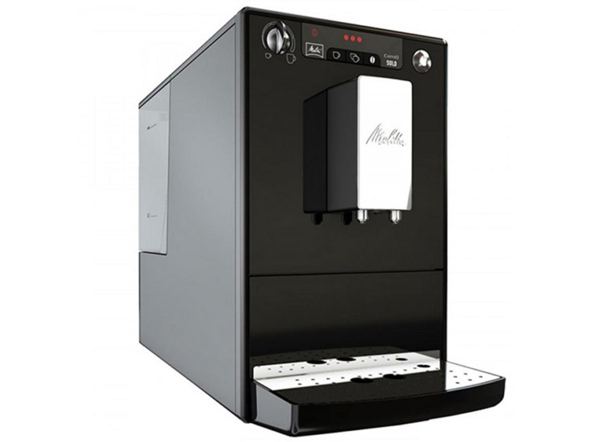 Melitta Caffeo Solo pha espresso từ hạt tươi, tạo trải nghiệm nhanh gọn cho gia đình và văn phòng nhỏ.