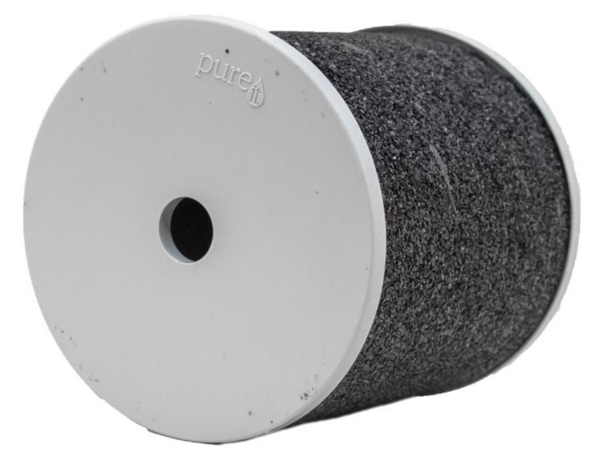 Màng lọc Microfiber và 2 lớp than hoạt tính trong lõi Pureit Classic.