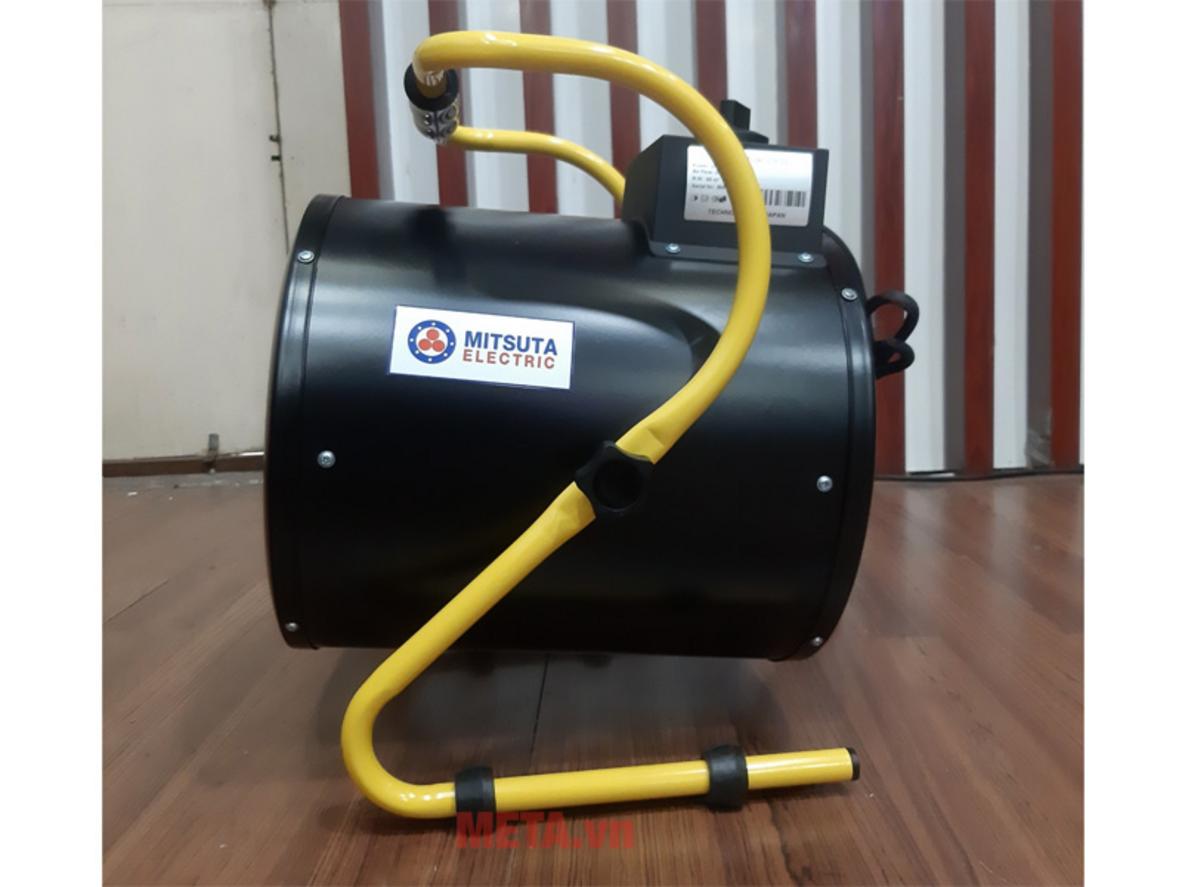 Lưu lượng gió 360 m3/giờ giúp EH-03 phân bổ nhiệt đều và sấy nhanh hơn.