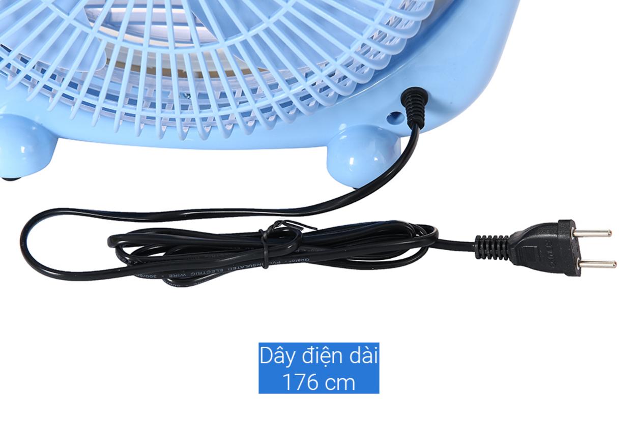 Motor bạc thau dây đồng giúp quạt vận hành bền và êm.