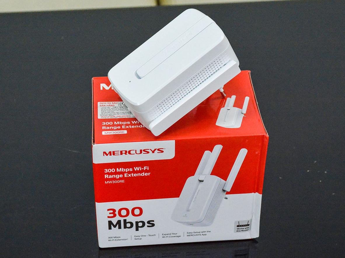 3 ăng ten ngoài và MIMO giúp MW300RE mở rộng phủ sóng tốt hơn trong không gian nhiều vật cản.
