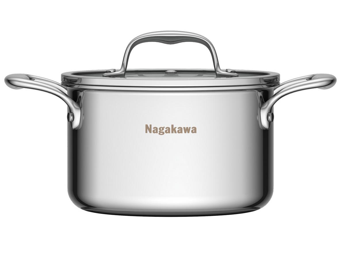 Lòng nồi inox 304 an toàn, phù hợp nấu ăn hằng ngày.