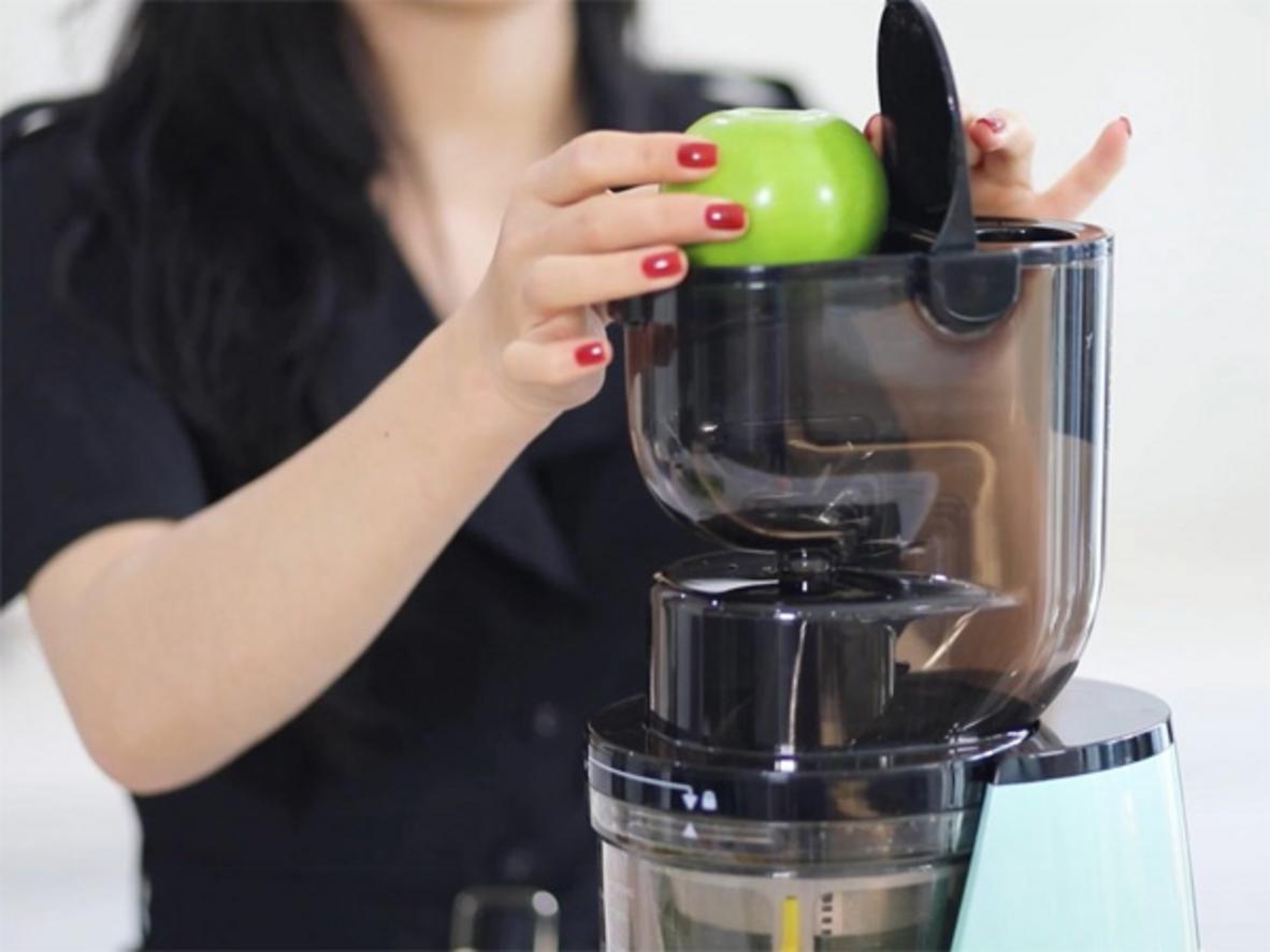 Ống tiếp 75mm giúp tiết kiệm thời gian sơ chế.