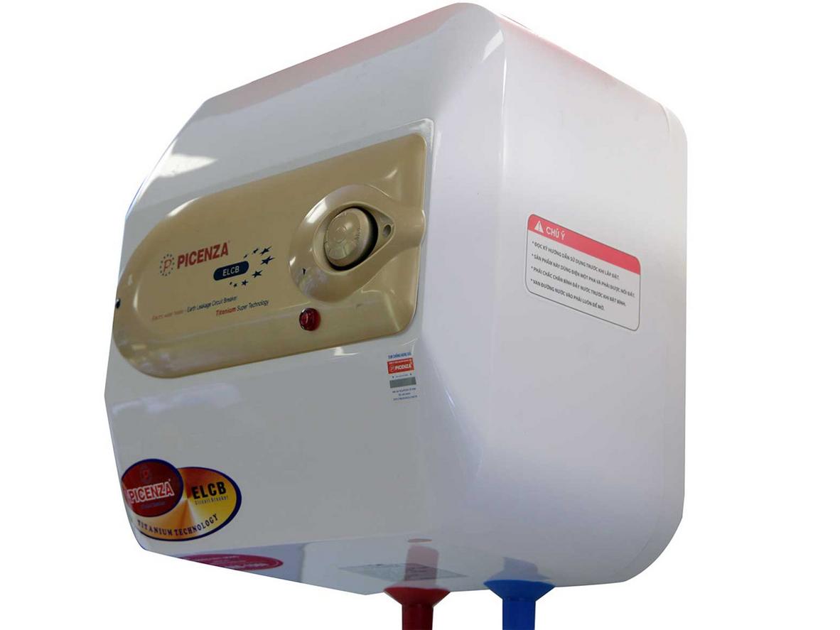 Dung tích 20 lít phù hợp nhu cầu dùng nước nóng của gia đình nhỏ.